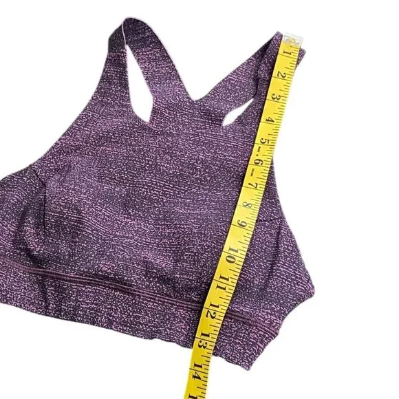 Lululemon Fast & Free Bra ,Nulux , Salt Dark Mystic, Purple, Athletic, Size 6 - Picture 8 of 8